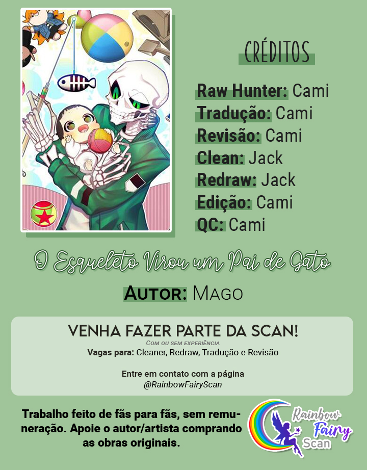 O esqueleto virou um pai de gato-Chapter 59